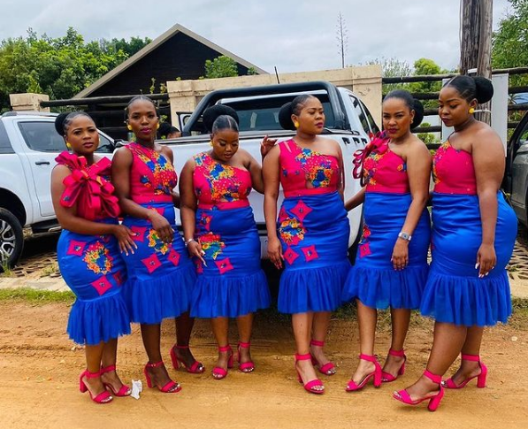 Tsonga Bridesmaids Dresses