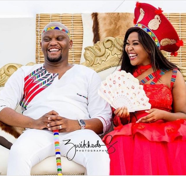 Beautiful Red and White Venda Attire for couples 2022