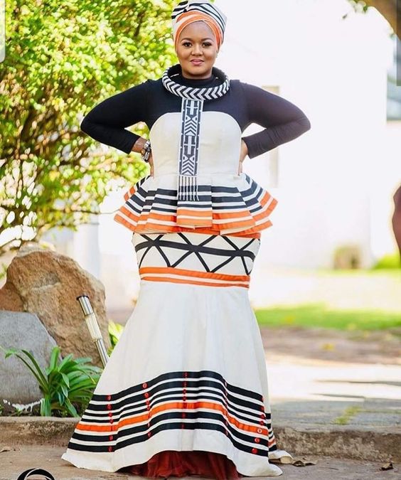 Beautiful Xhosa Dress With Tulle