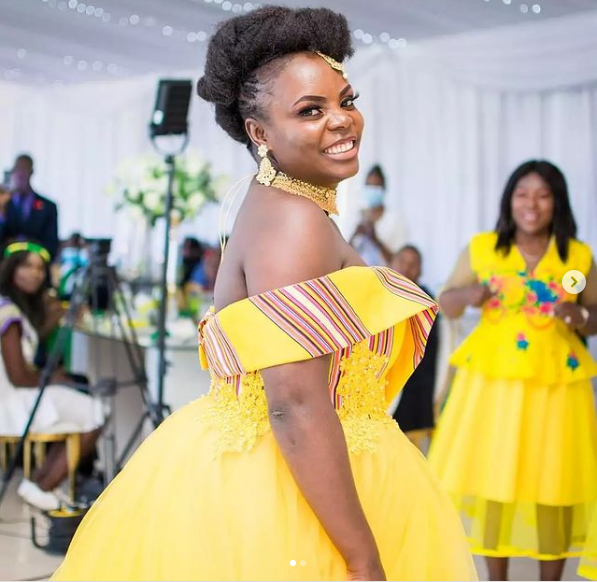 Beautiful Yellow Wedding Dress 2022