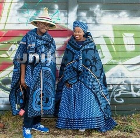 Blanket Sotho Attire for couple