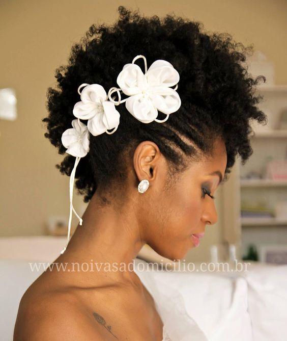 Wedding hairstyles for Afro hair - Sunika Traditional African Clothes