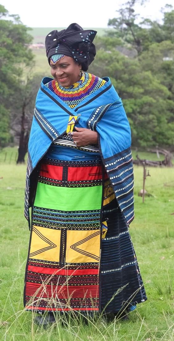 Colourful Traditional Xhosa Dress