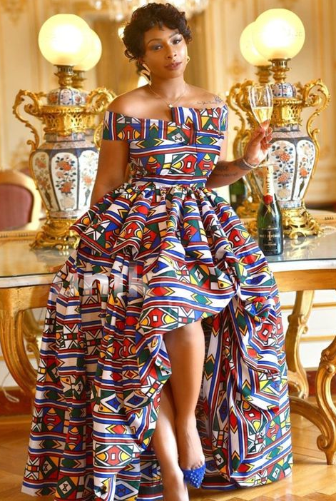 Hi Low Ndebele Dress