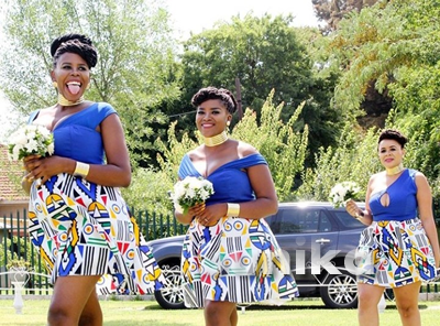 Traditional Ndebele Bridemaids Dresses