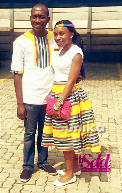 Matching Traditional Wedding Attire with Veda Skirt