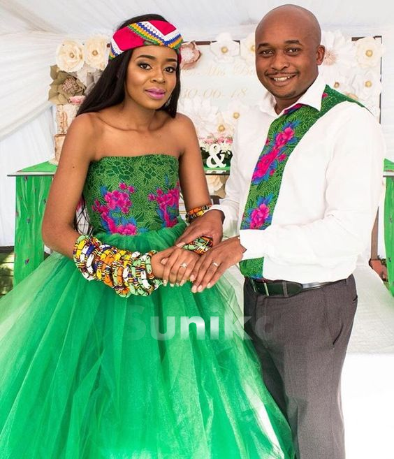 Matching Tsonga Attire for couples