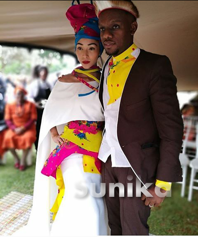 Matching Tsonga Traditional Outfit for couples
