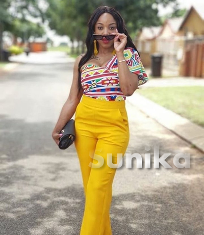 Ndebele Outfit With Matching Pants