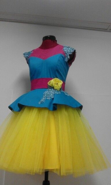 Pedi Traditional dress with Tulle