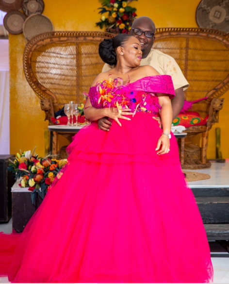PinkTraditional Wedding Dress by Nim Couture