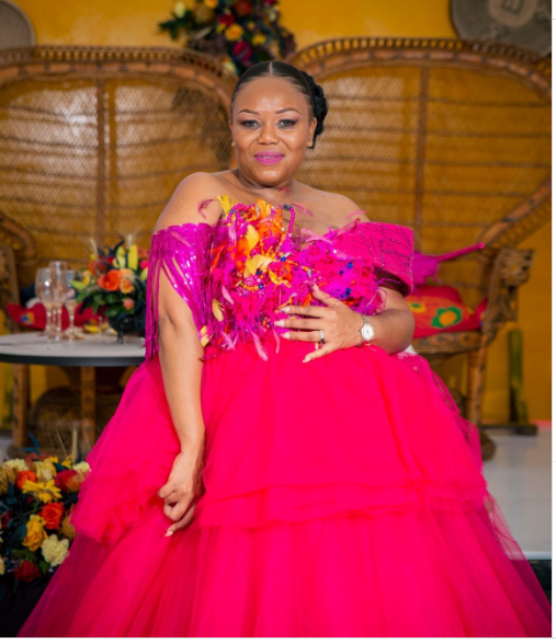 Pink Traditional Wedding Dress by Nim Couture