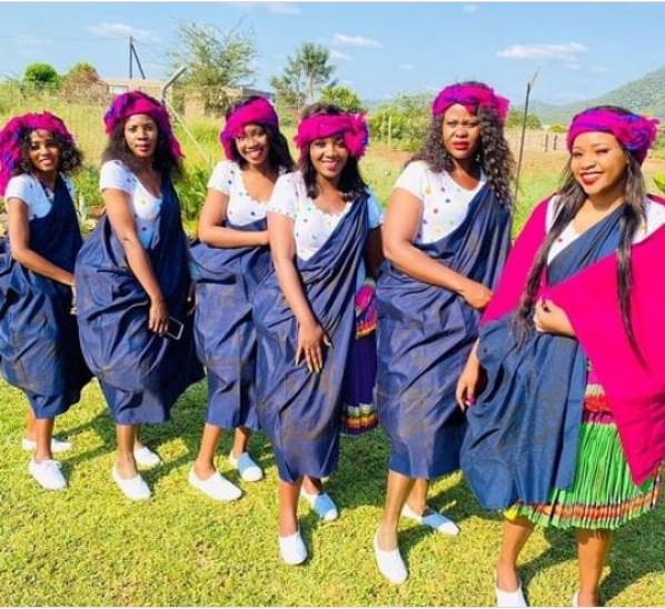 Traditional Tsonga Bridemaids Dresses Sunika Magazine