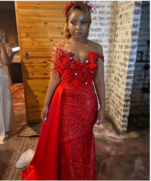 Red Traditional Wedding Dress by Nim Couture