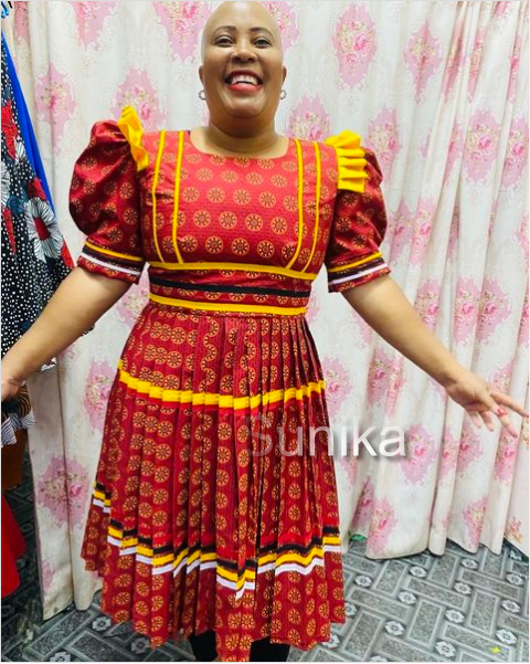 SePedi Traditional Dress for Makoti by Lebo Mositsa