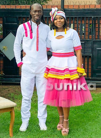 Sepedi Traditional Outfit for couples