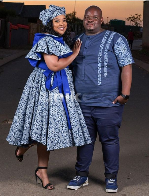 Shweshwe Attire plus size for couples