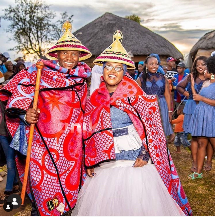 Lovely Sotho Traditional Wedding Attire for couples
