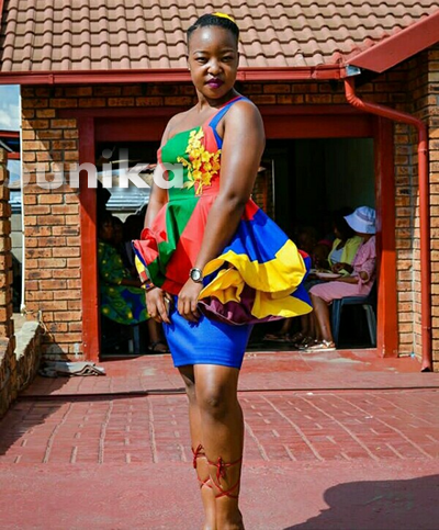 Stylish Ndebele Traditional Dress