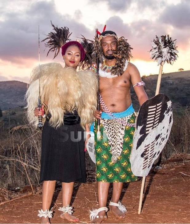 Swazi Attire for couples Animal Skin