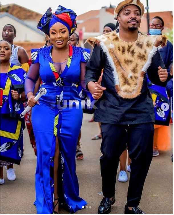Swazi Traditional Attire For Couples