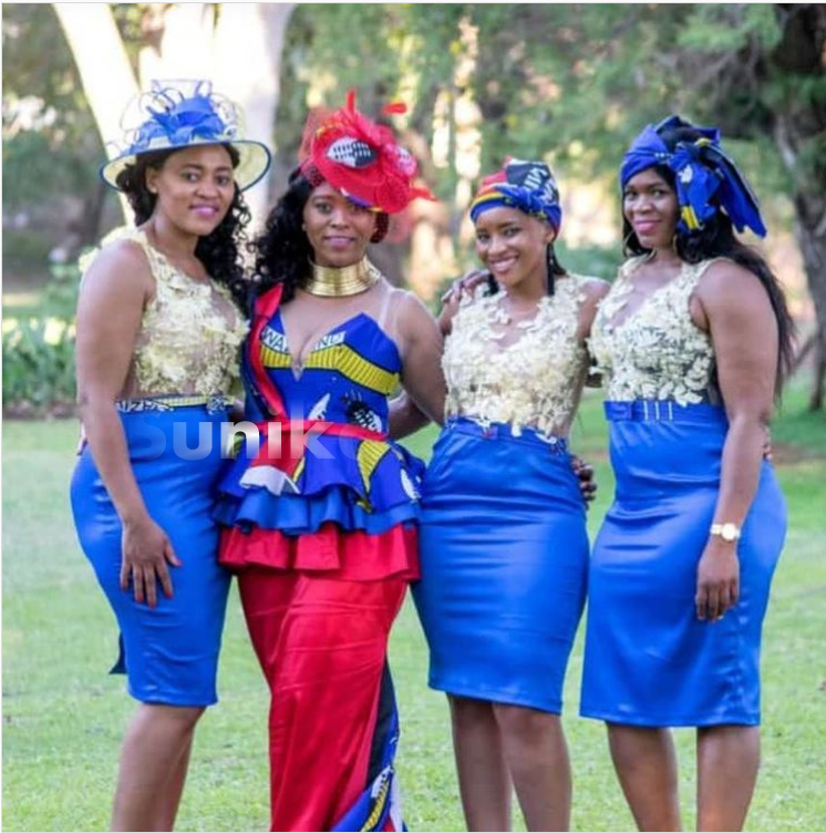Swazi Traditional Bridemaids Dresses