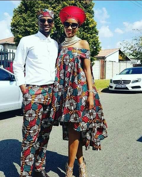 couples matching outfits for traditional weddings