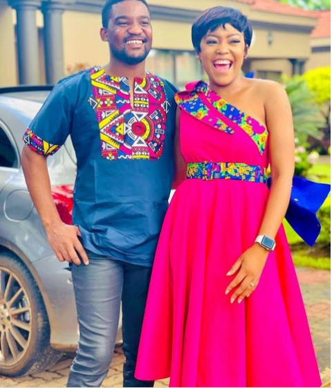 Tsonga Attire for couples 2022 PINK nd
