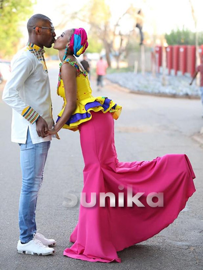 Kissing Tsonga Couple 
