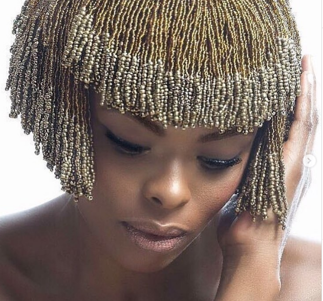 Unathi Nkayi Original Badoo bead wigs