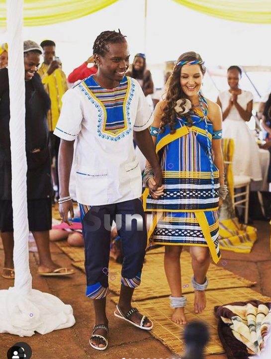 Matching Venda Traditional Attire for couples