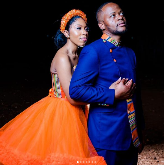 Venda Attire for Couples Orange Matching Jacket 2022