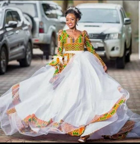 Wide Ndebele Ball gown