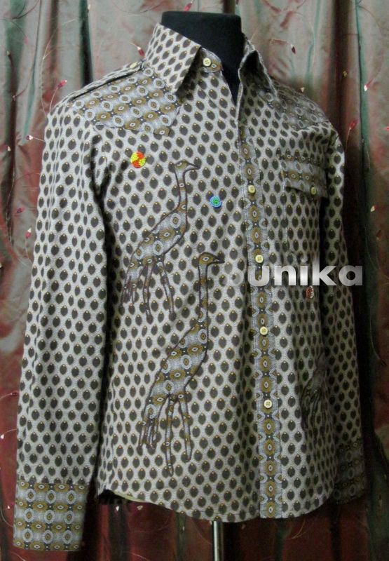 Shweshwe Shirt Wtih Patchwork