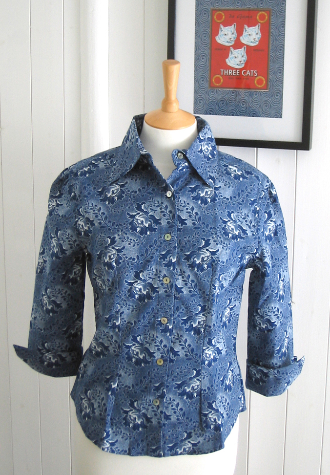 Shweshwe Shirt Floral