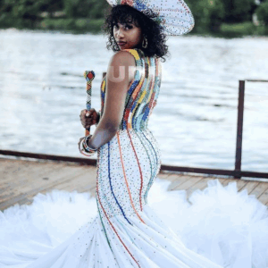 Beautiful Zulu Traditional Wedding Dress by Bayanda Khatini