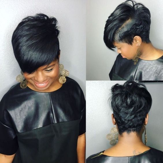 Gel Sides Bob Cut Hairstyle