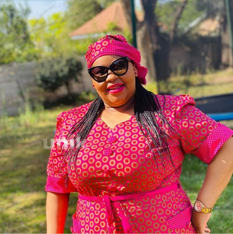 Plus Size Sotho Shweshwe Dress