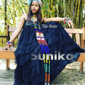 Black Zulu Theme Dress