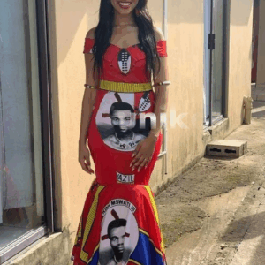 Drop Shoulder Beautiful Swazi Dress