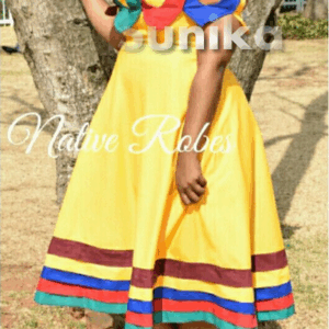 Yellow Ndebele Dress Yellow Ndebele Dress