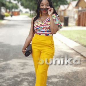 Ndebele Outfit With Matching Pants Ndebele Outfit With Matching Pants