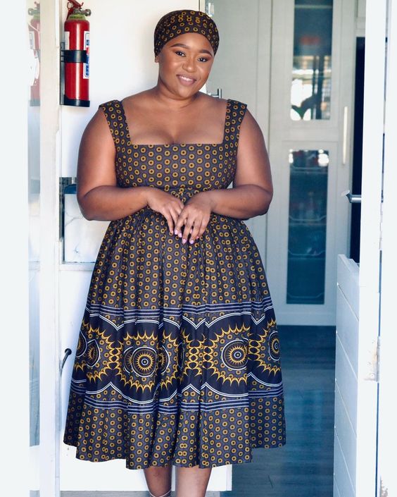 Plus Size Shweshwe Dresses