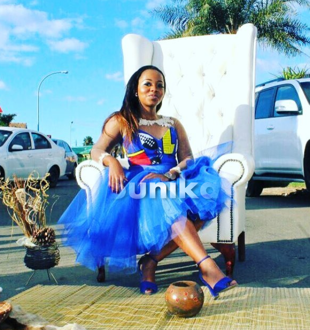 Swazi Dress Blue Tulle