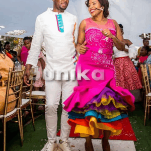 Colorful Matching Pedi Traditional Attire for couples Colorful Matching Pedi Traditional Attire for couples