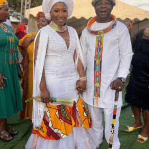 Ndebele Traditional Wedding Attire for couple by Nim Couture