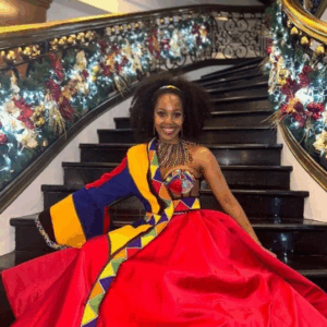 Colourful Ndebele Traditional Wedding Dress By Reina Exclusiv