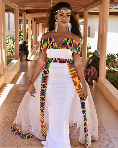 Traditional Ndebele Wedding Dress front crack