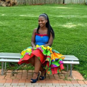 Colourful Tsonga Traditional Dress