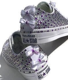 Blinged Converse Wedding Shoes (2)